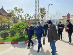 感谢：汉川市关工委领导来正苗启德指导工作